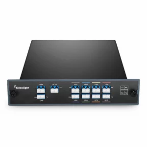 Mux Demux CWDM à 8 Canaux 1470-1610nm, Double Fibre avec Port Moniteur et Port d'Expansion, Faible Perte d'Insertion, LGX Module Plug-in, LC/UPC