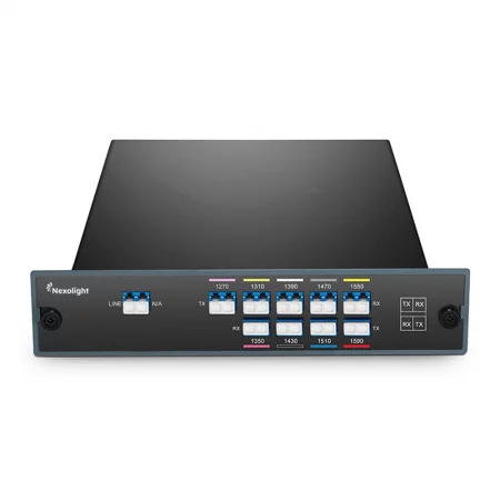 Mux Demux CWDM à 9 Canaux 1270-1590nm Seule Fibre, LCUPC