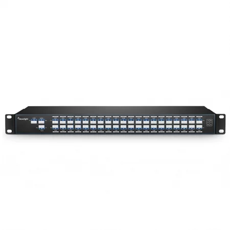 Mux Demux DWDM à 40 Canaux C21-C60 Double Fibre 100GHz, IL Typique de 3,5dB, LCUPC, 1U nexolight