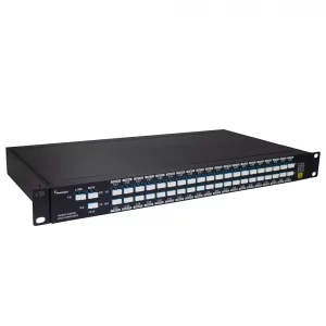Mux Demux DWDM à 40 Canaux C21-C60 Double Fibre 100GHz, IL Typique de 4,5dB LCUPC