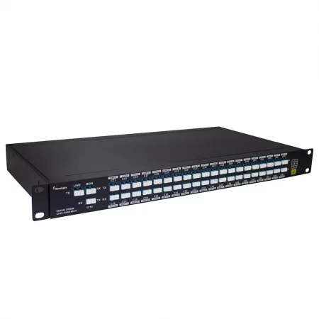 Mux Demux DWDM à 40 Canaux C21-C60 Double Fibre 100GHz, IL Typique de 4,5dB LCUPC