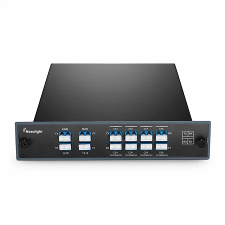 Mux Demux DWDM à 8 Canaux 100GHz C53-C60, LCUPC, Double Fibre