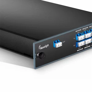 Mux Demux DWDM à 8 Canaux C21-C35 Seule Fibre 100GHz, IL Typique de 4,2dB, LCUPC nexolight