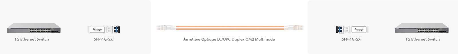 SFP-1G-SX solution de connectivité